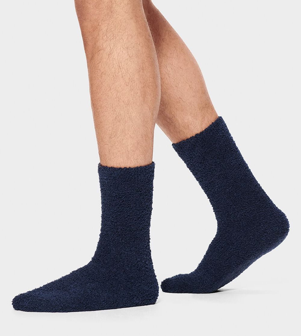 Ugg Socks Canada - Ugg Men's Fincher Ultra Cozy Crew Navy